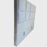 pehme polsterdatud voodipeats hall samet